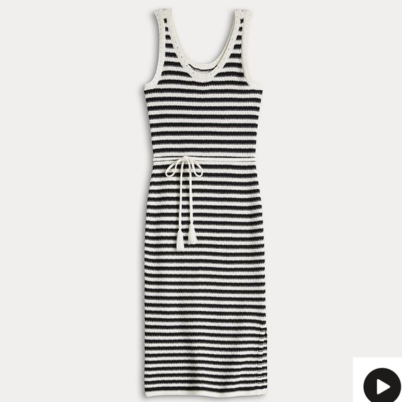 Nine West Dresses & Skirts - Nine West Crocheted Black and White Dress, Women’s XL